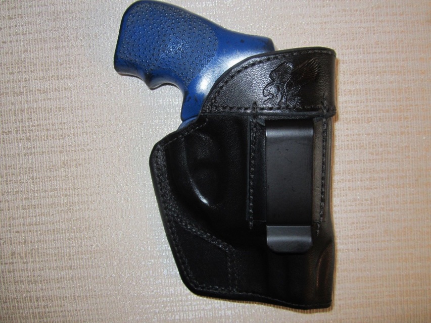 Ruger LCR,IWB,OWB,SOB AMBIDEXTROUS formed leather revolver holster 