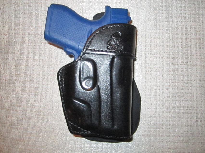 PADDLE HOLSTER XDS 3.3 45 CAL formed leather,owb belt holster & XDS 3.3  9 MM 
